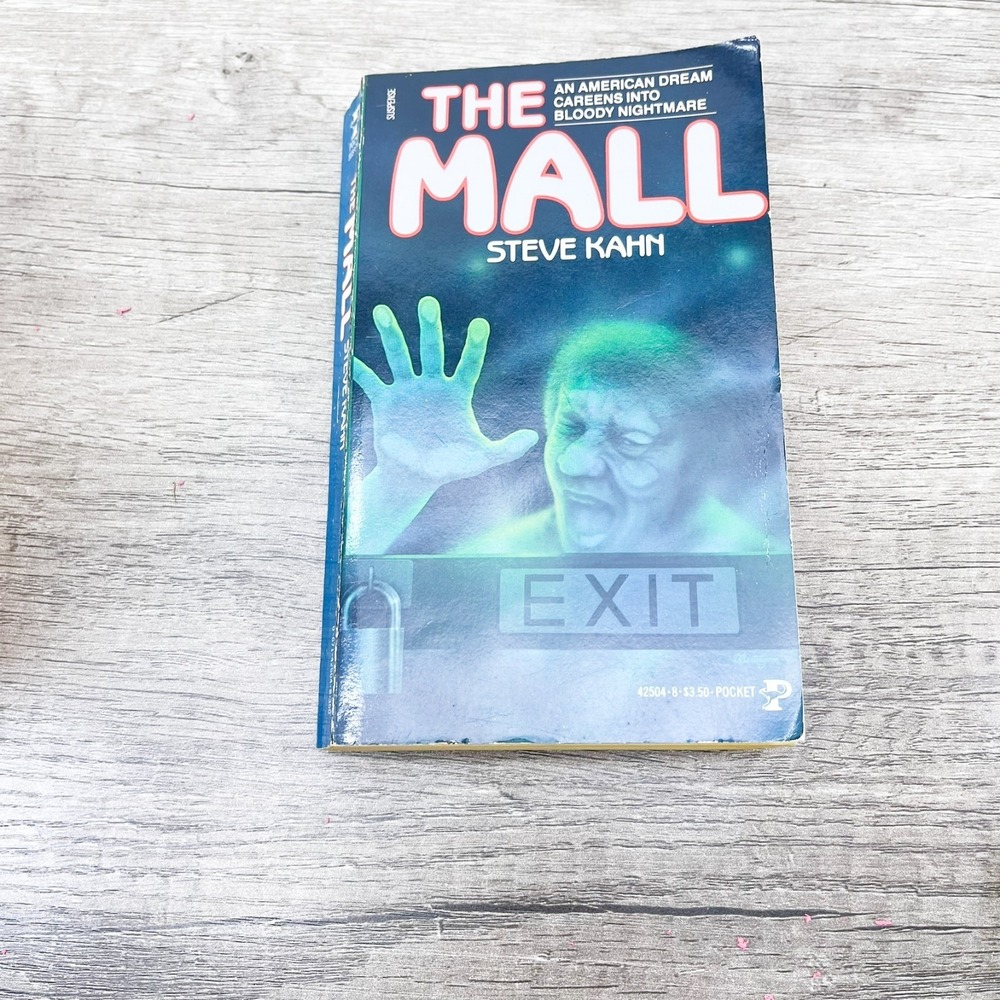 The Mall By Steve Kahn‎ 1983 Vintage Paperback Horror 1980s Mall Slaughter